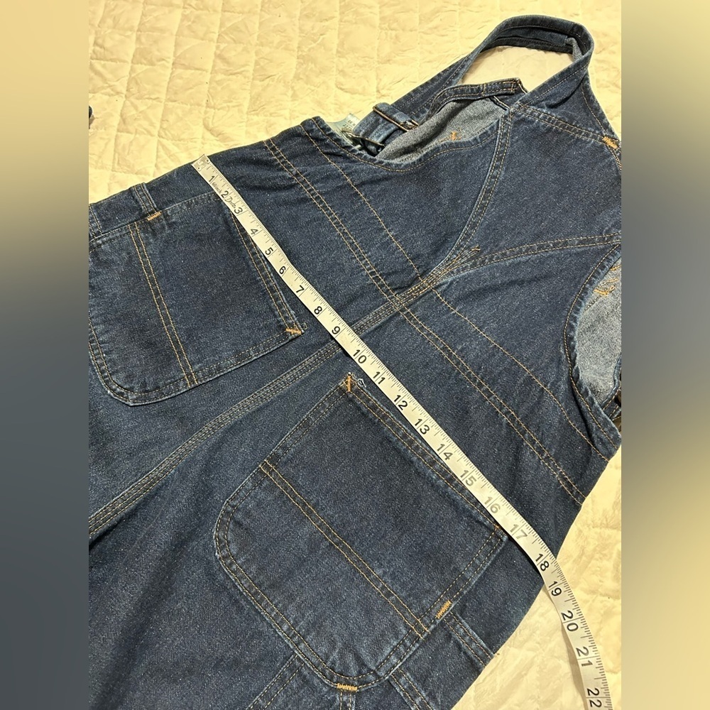 Carhartt Womens Blue Denim Overalls - Picture 8 of 8